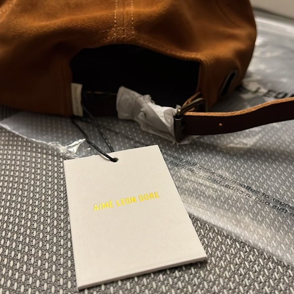 NWT Aime Leon Dore Chain Stitch Suede Hat - Picture 3 of 5